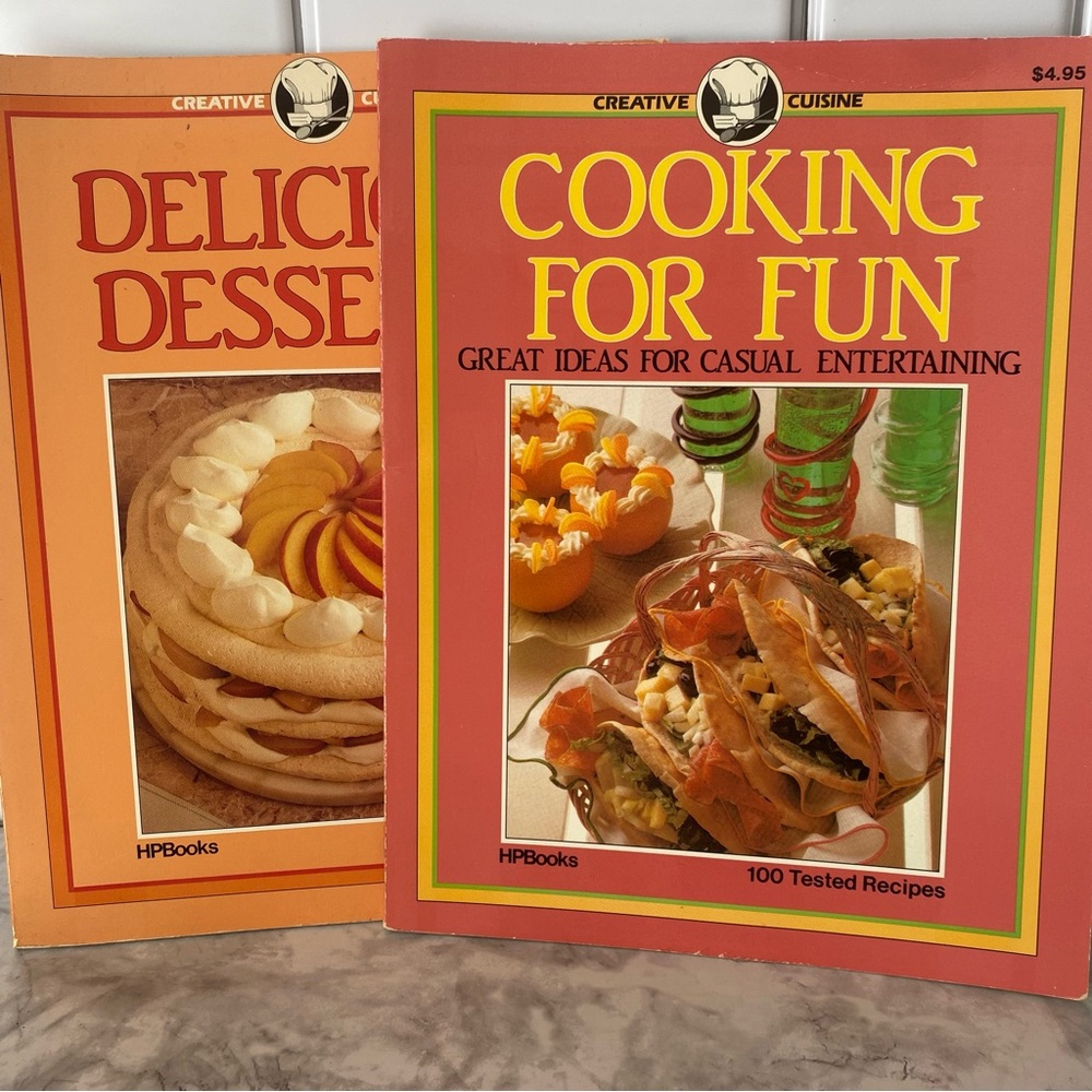Vintage Cooking Book Set